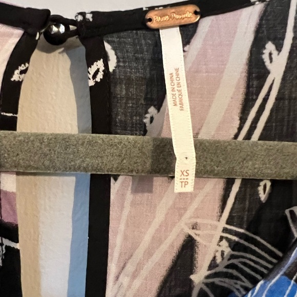 Vintage Free People - First Kiss Floral Printed Long Sleeve Maxi Dress -… - Picture 6 of 13